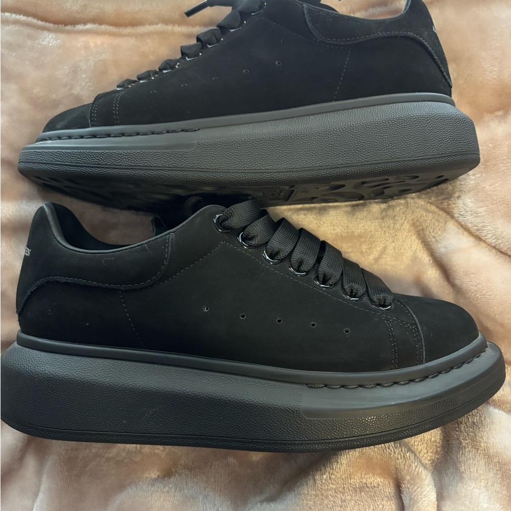 Alexander McQueen Oversized Black Suede